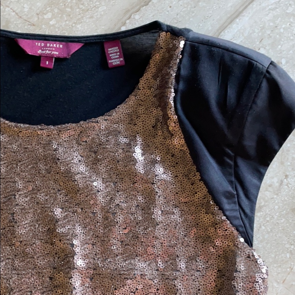 Ted Baker Sequin Short Sleeve Tee